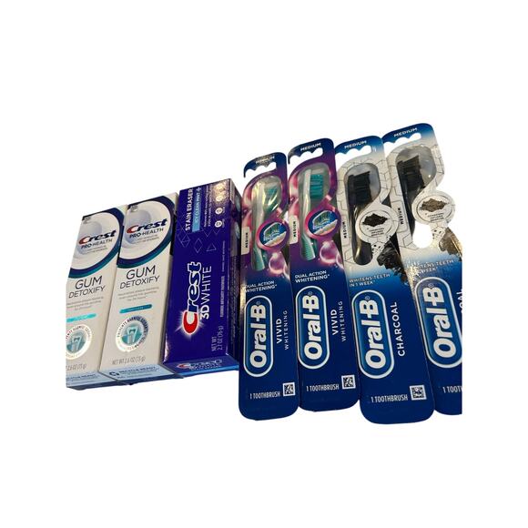 Crest Oral-B 7 Piece Oral Care Bundle Toothpaste and Toothbrush - Picture 8 of 12